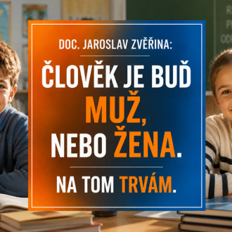 Doc. Zvěřina: Člověk je buď muž nebo žena Doc. Zvěřina: Člověk je buď muž nebo žena