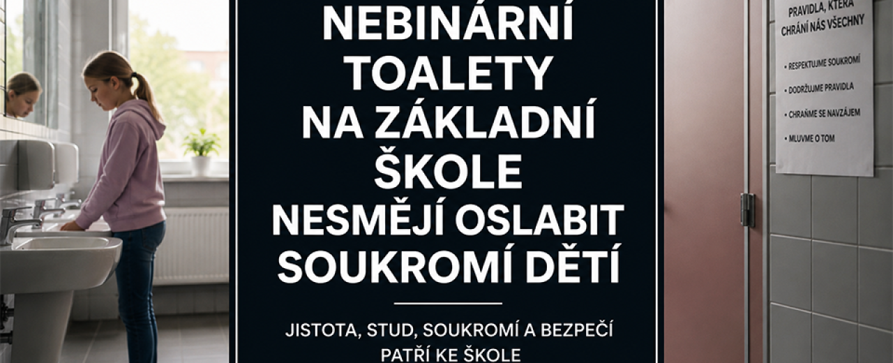 Nebinární toalety na školách jako ideologický precedens Nebinární toalety na školách jako ideologický precedens
